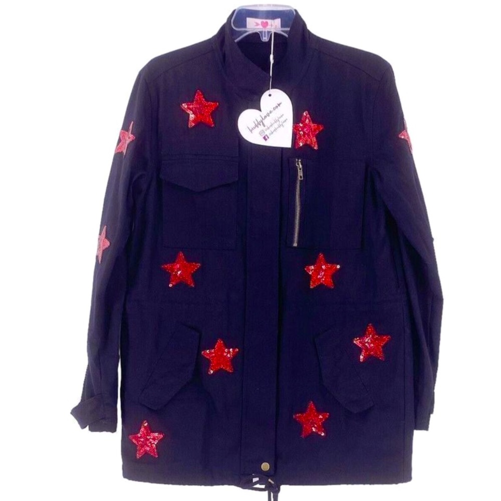 ‼️LAST ONE‼️Buddy Love Sparkle ✨ Star Jacket⭐️⭐️